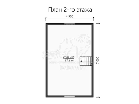 3d проект ДК145 - планировка 2 этажа