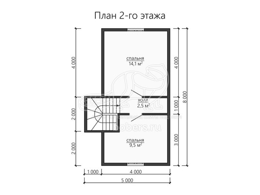 3d проект ДК150 - планировка 2 этажа</div>