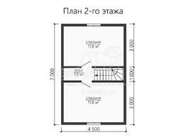 3d проект ДК152 - планировка 2 этажа</div>