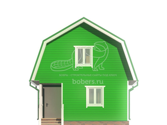 3d проект ДК153 - фасад 1