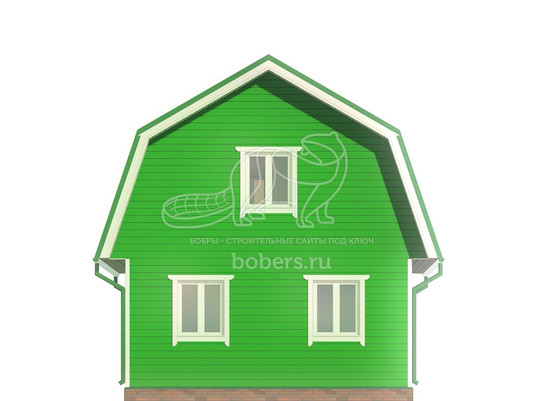 3d проект ДК153 - фасад 3