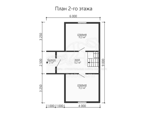 3d проект ДК154 - планировка 2 этажа</div>