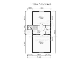 3d проект ДК155 - планировка 2 этажа