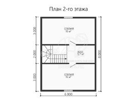 3d проект ДК157 - планировка 2 этажа