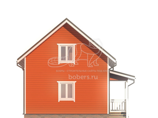 3d проект ДК157 - фасад 2