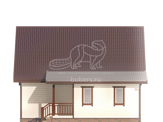 3d проект ДК168 - фасад 1