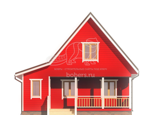 3d проект ДК171 - фасад 1