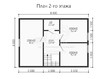 3d проект ДК180 - планировка 2 этажа</div> (превью)