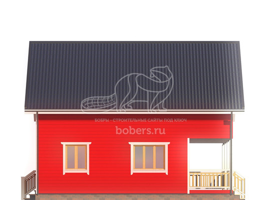 3d проект ДК181 - фасад 2