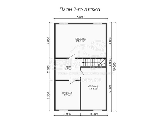 3d проект ДК184 - планировка 2 этажа</div>