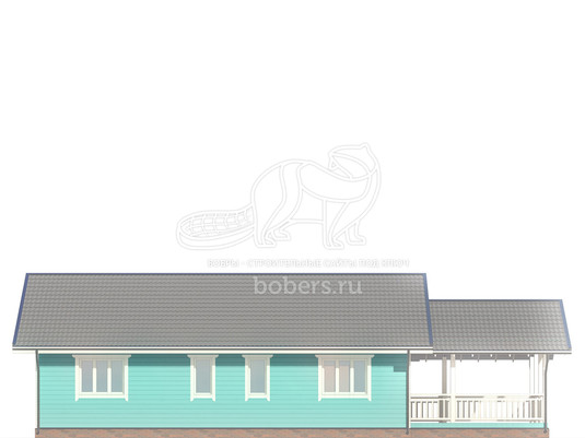 3d проект ДК189 - фасад 3