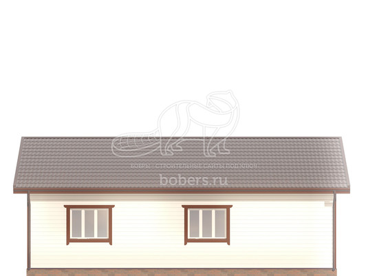 3d проект ДК198 - фасад 3