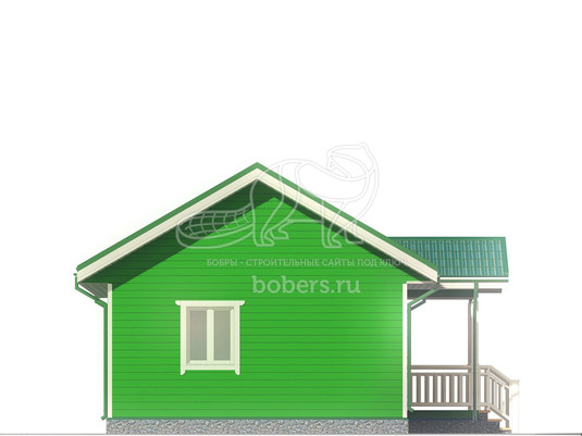 3d проект ДК213 - фасад 2