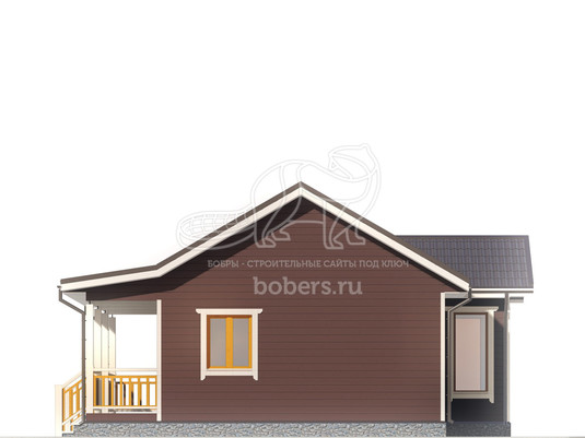 3d проект ДК220 - фасад 2