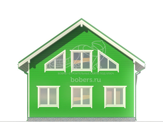 3d проект ДК223 - фасад 3