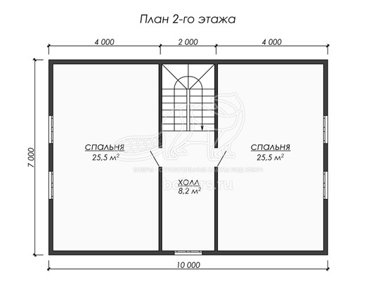 3d проект ДК226 - планировка 2 этажа