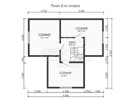 3d проект ДК230 - планировка 2 этажа</div>