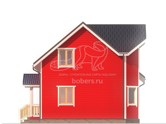 3d проект ДК251 - фасад 2