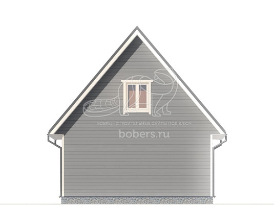 3d проект ДК255 - фасад 3