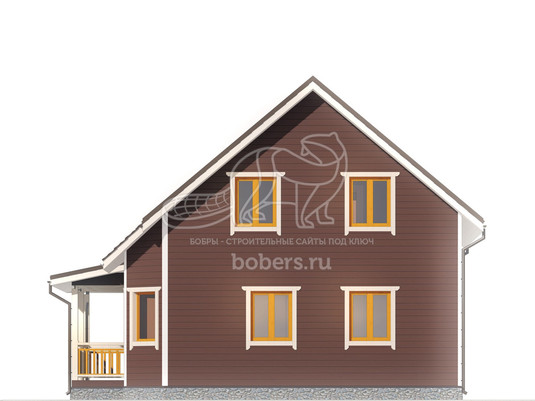 3d проект ДК270 - фасад 3