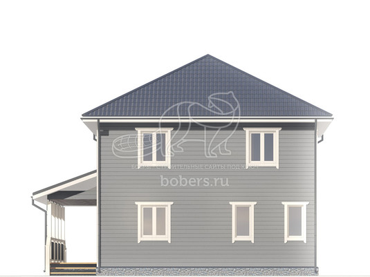 3d проект ДК275 - фасад 3