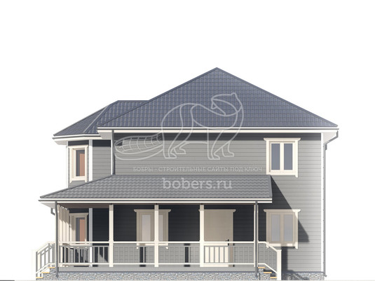 3d проект ДК275 - фасад 34</div>
