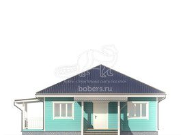 3d проект ДК279 - фасад 1