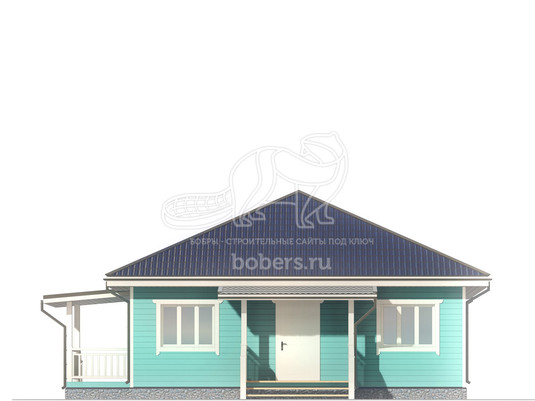 3d проект ДК279 - фасад 1