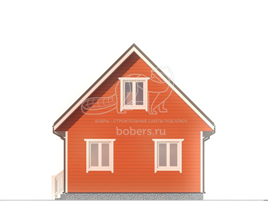 3d проект ДК287 - фасад 3