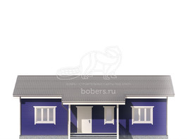 3d проект ДК296 - фасад 1