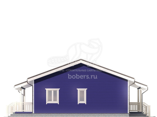 3d проект ДК296 - фасад 2