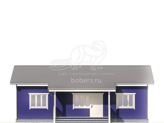 3d проект ДК296 - фасад 3