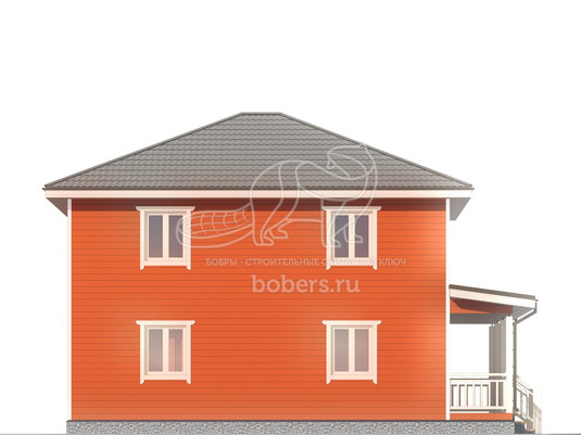 3d проект ДК297 - фасад 2