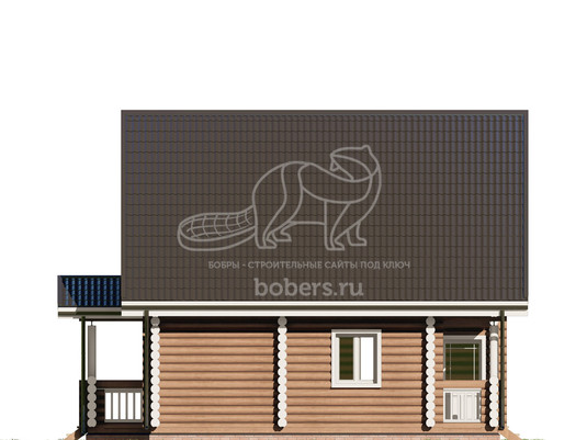 3d проект ДО006 - фасад 2