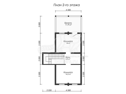 3d проект ДО022 - планировка 2 этажа</div>