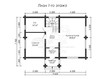 3d проект ДО025 - планировка 1 этажа (превью)