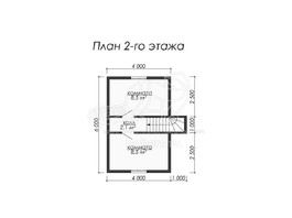 3d проект ДУ006 - планировка 2 этажа
