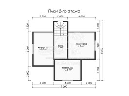 3d проект ДУ009 - планировка 2 этажа</div>