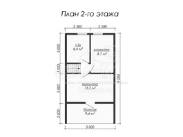 3d проект ДУ014 - планировка 2 этажа</div>