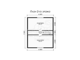 3d проект ДУ016 - планировка 2 этажа