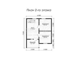 3d проект ДУ019 - планировка 2 этажа</div>