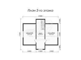 3d проект ДУ025 - планировка 2 этажа