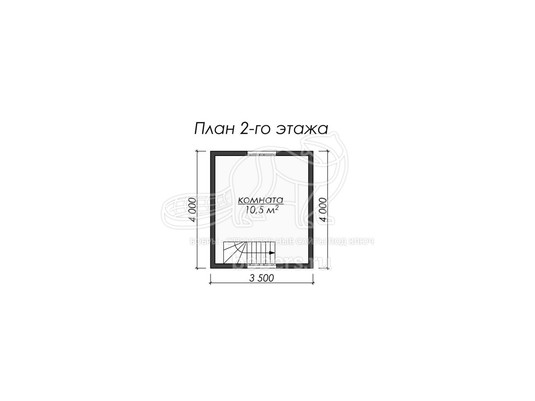3d проект ДУ036 - планировка 2 этажа</div>