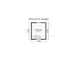 3d проект ДУ036 - планировка 2 этажа
