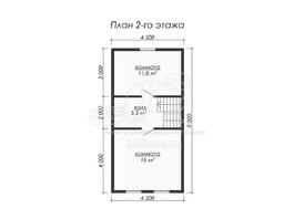 3d проект ДУ038 - планировка 2 этажа</div>