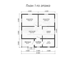 3d проект ДУ055 - планировка 1 этажа</div>