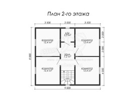 3d проект ДУ057 - планировка 2 этажа</div>