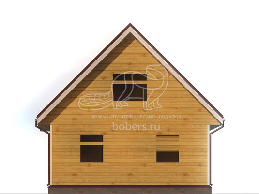 3d проект ДУ058 - фасад 3