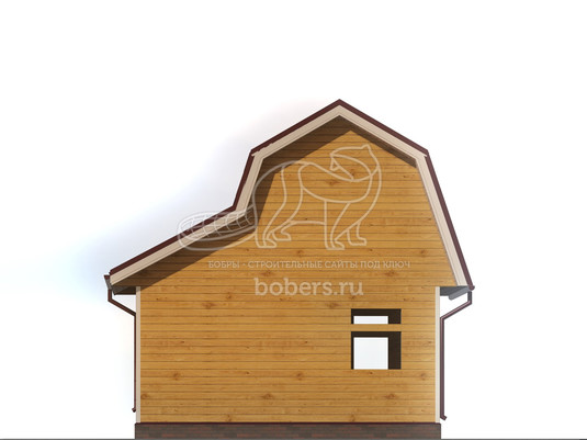 3d проект ДУ095 - фасад 3