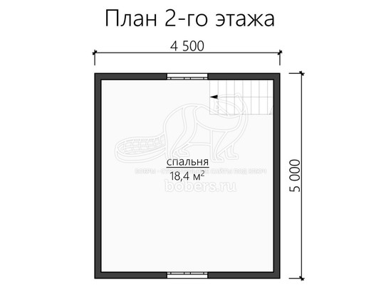 3d проект ДУ102 - планировка 2 этажа</div>